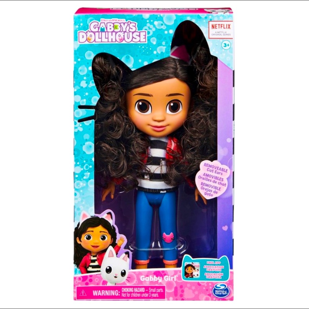 New Gabby’s Dollhouse 8” Gabby Girl with cat ears. Same day shipping